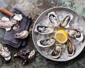 oysters to increase male potency